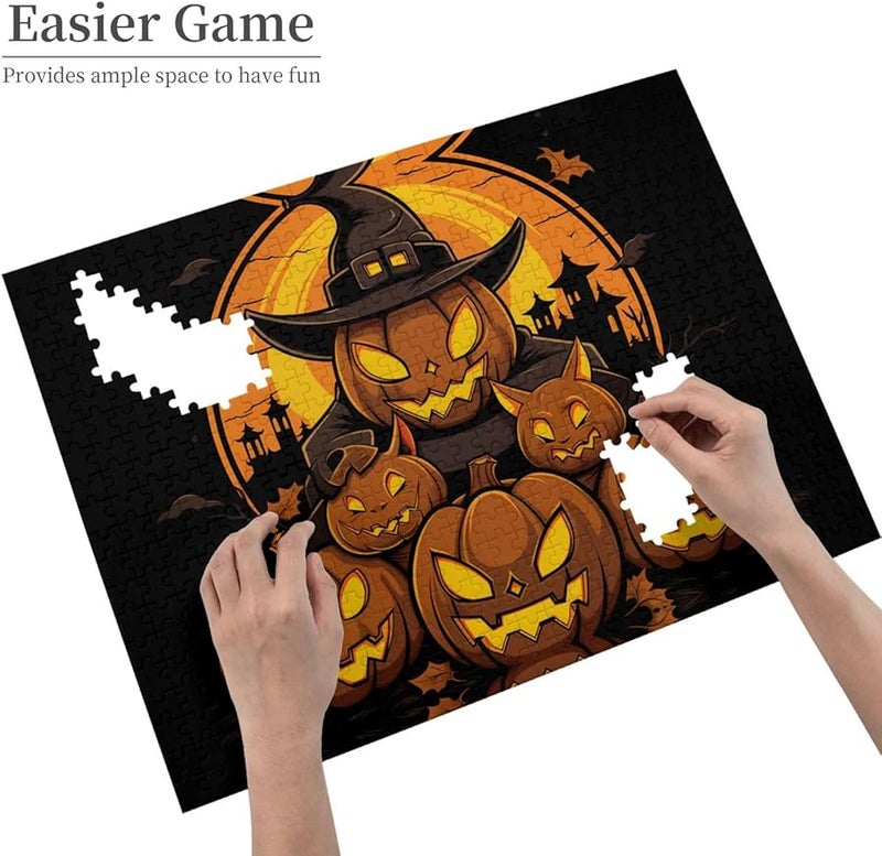 فايا ويزارد مصباح اليقطين لغز 500 قطعة للبالغين ديكور المنزل - Image 4