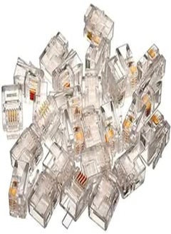 Rj11 connectors (25 pieces) - clear