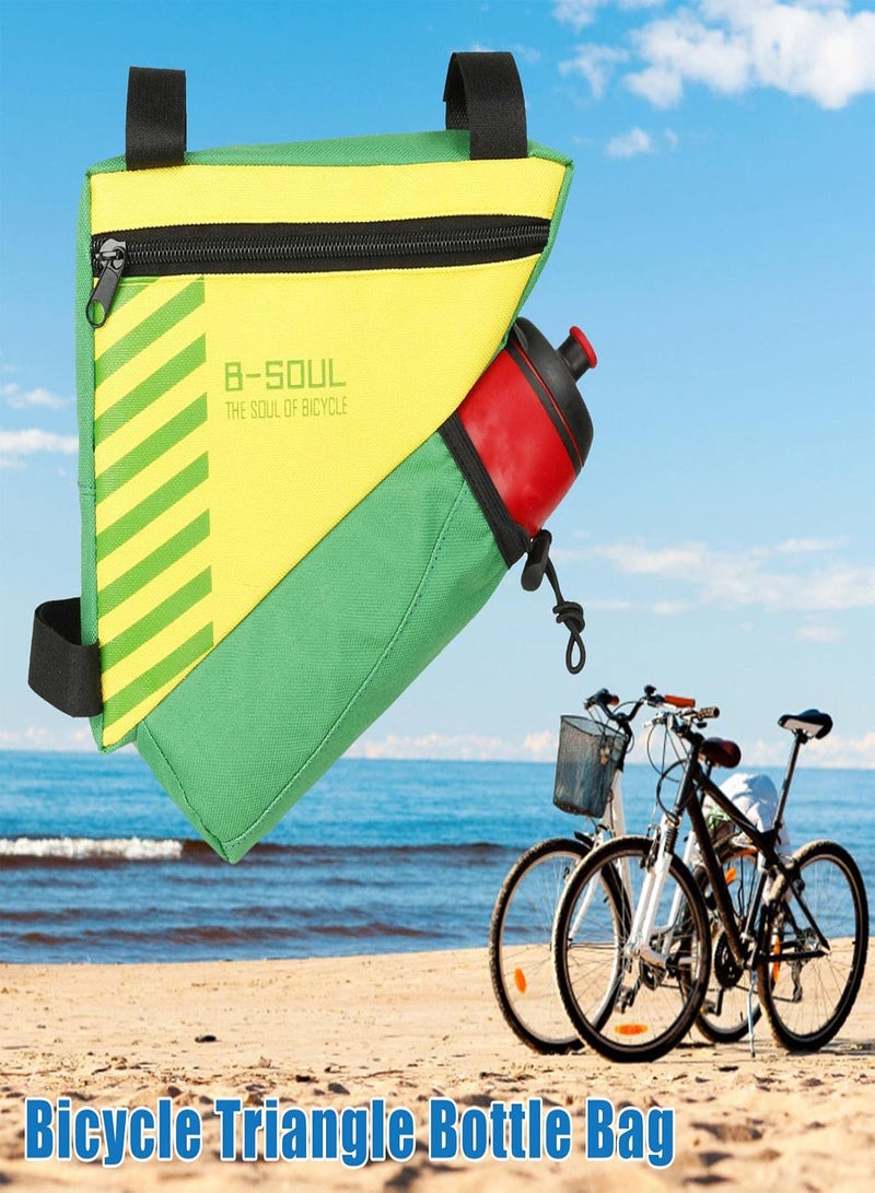 GGOOT Bike Frame Bag | Triangle Bicycle Bag with Water Bottle Pouch,Water-Resistant Bicycle Frame Storage Bag, Cycling Accessories Pack for Road Bikes Mountain Commute Bikes - Image 5