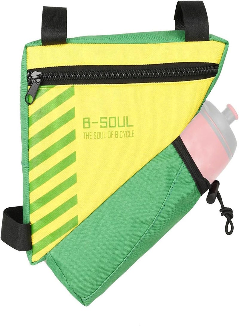 GGOOT Bike Frame Bag | Triangle Bicycle Bag with Water Bottle Pouch,Water-Resistant Bicycle Frame Storage Bag, Cycling Accessories Pack for Road Bikes Mountain Commute Bikes - Image 1