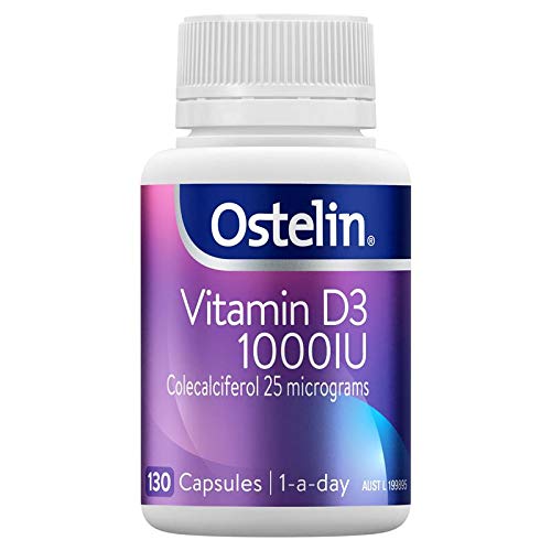 Ostelin Vitamin D31000IU 1 Daily Supplement 130 Capsules
