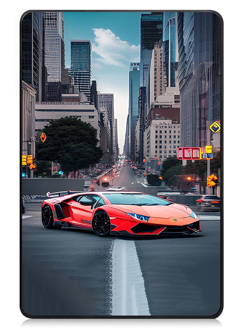Theodor Protective Flip Case For OnePlus Pad Go With Trifold Stand Auto Wake Sleep Shockproof Cover Lamborghini 1 - Image 1