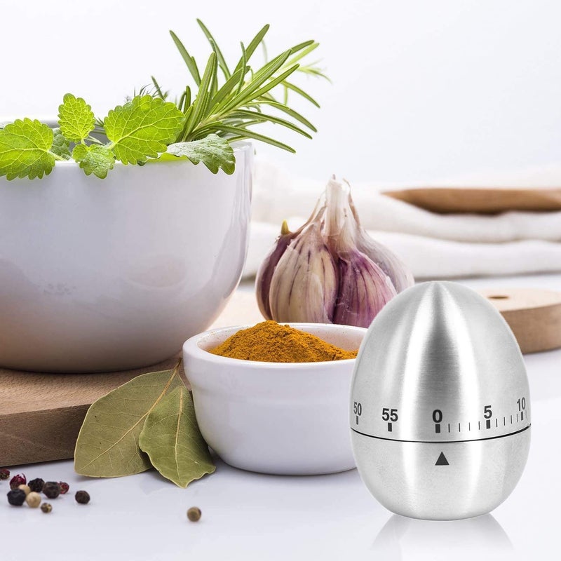 CYOFQD Egg Shape Timer Wind up Timer Kitchen Timer Cooking Timer Reminder Timer Mechanical Reminder Cute Timer Mechanical Rotating Alarm with 60 Minutes for Cooking