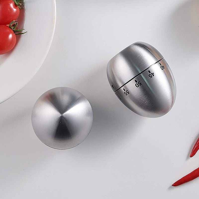CYOFQD Egg Shape Timer Wind up Timer Kitchen Timer Cooking Timer Reminder Timer Mechanical Reminder Cute Timer Mechanical Rotating Alarm with 60 Minutes for Cooking