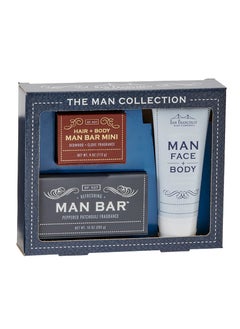 San Francisco Soap Company San Francisco Soap Company The Man Collection Set Citrus Patchouli Red Clover  No Harmful Chemicals  Good for All Skin Types  Made in the USA 