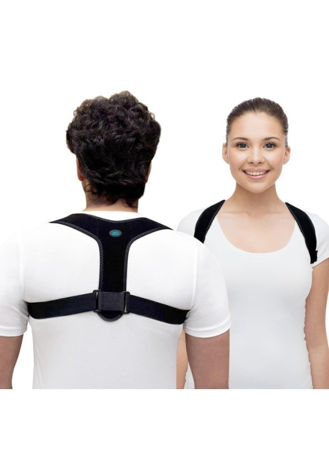 Tynor Posture corrector Sleek, Black, Universal, 1 Unit - Image 1