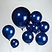 Kozee Chrome Blue DoubleStuffed Balloons different sizes 52 PACK 18105 inch Metallic Navy Blue balloon Garland kit For 2023Graduation Wedding Birthday baby shower anniversary decorations - Image 3