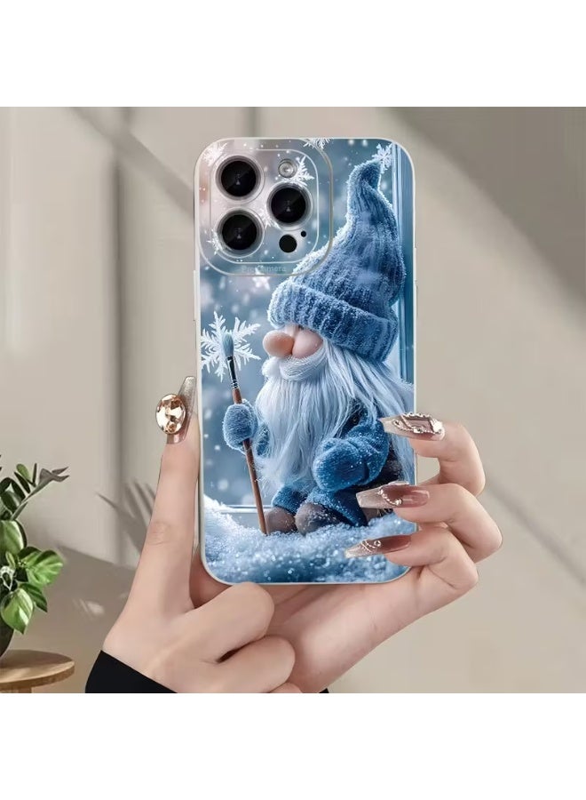 Temu A stunning, creative snow globe-patterned phone case; a stylish, shockproof, and scratch-resistant design suitable for all tastes; compatible with iPhone 14 Pro. - Image 2