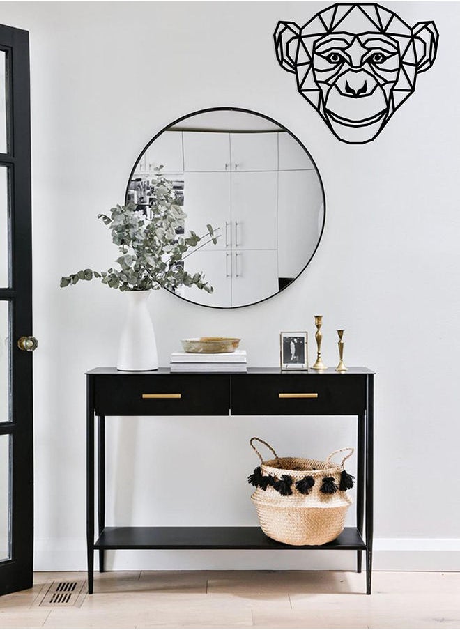 Generic - Geometric Monkey Head Wall Decor - Image 1