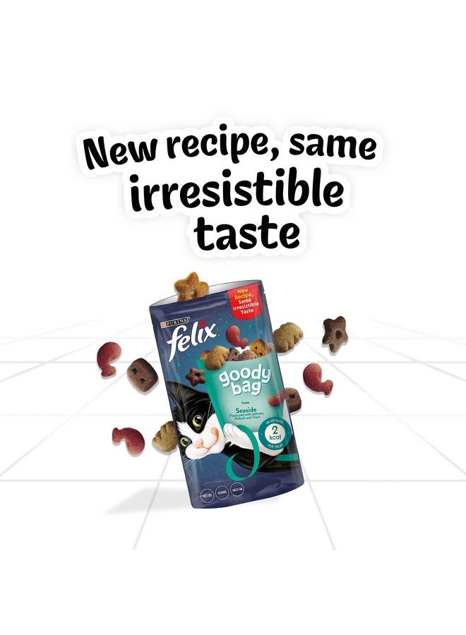 Felix Goody Bag Picnic Mix Adult Cat Treats Seaside Mix, Pack of 8 x 60 g - Image 2