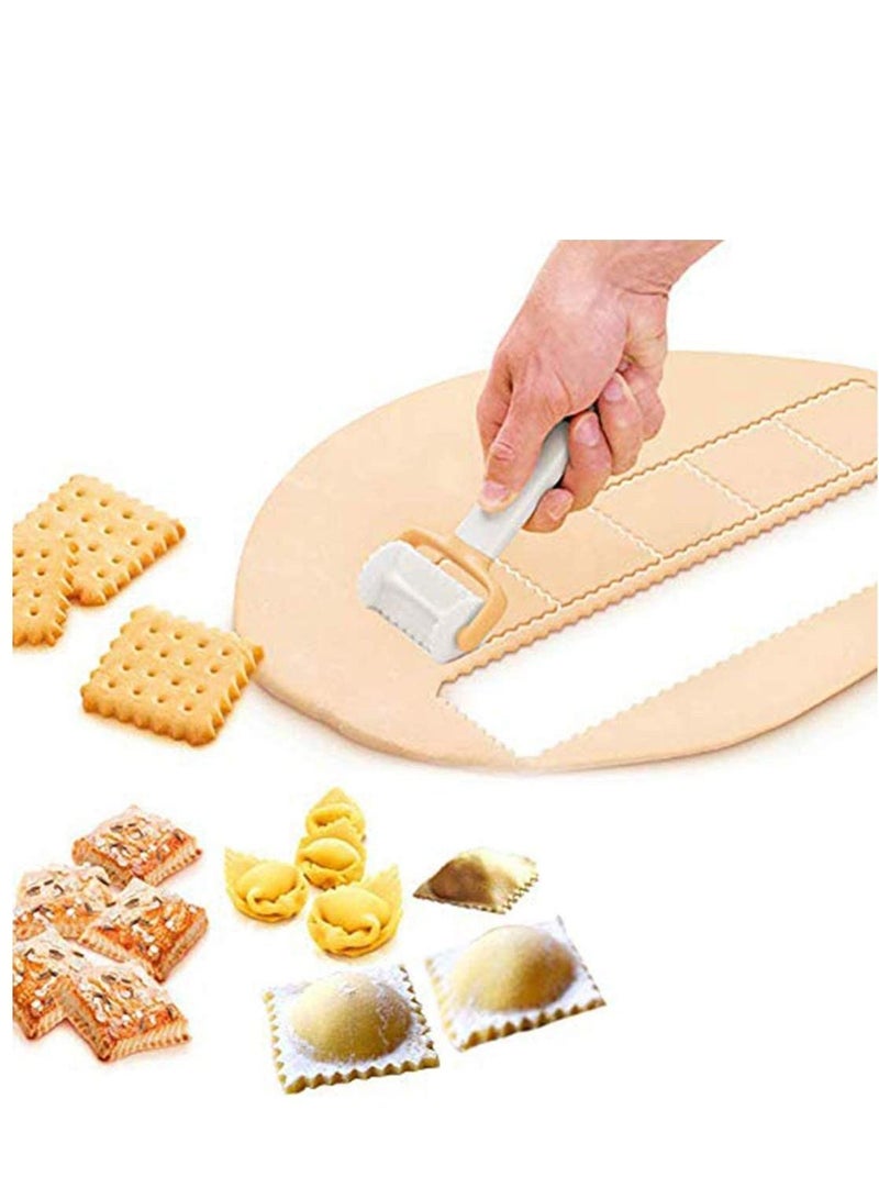 Bread Dough Cutter Rolling Cutters Cookies Biscuits Mold Dumpling Ravioli Skin Maker Circle Square Stamp Pasta Press Tool Accessory for Kitchen Bakery  - Image 4