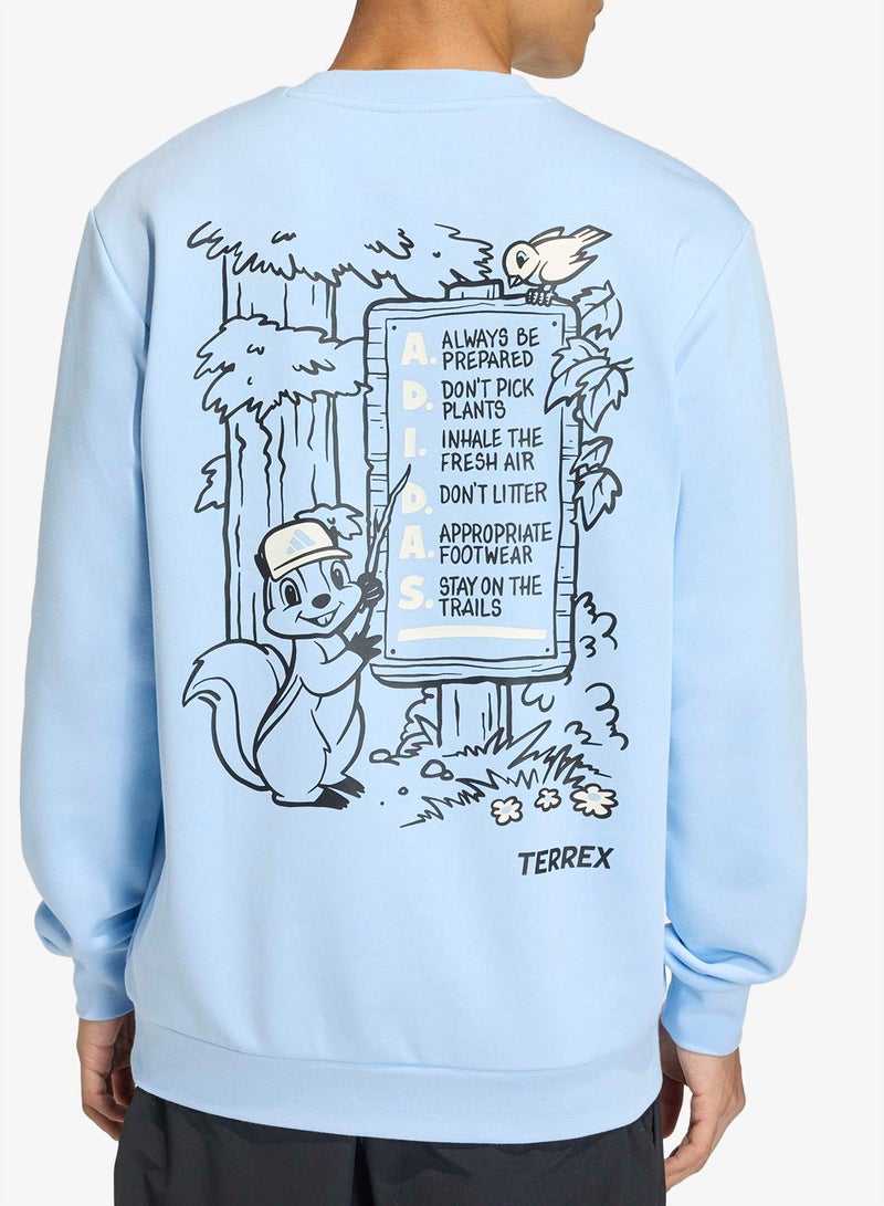 Adidas Terrex Trail Rules Graphic Sweatshirt - Image 2