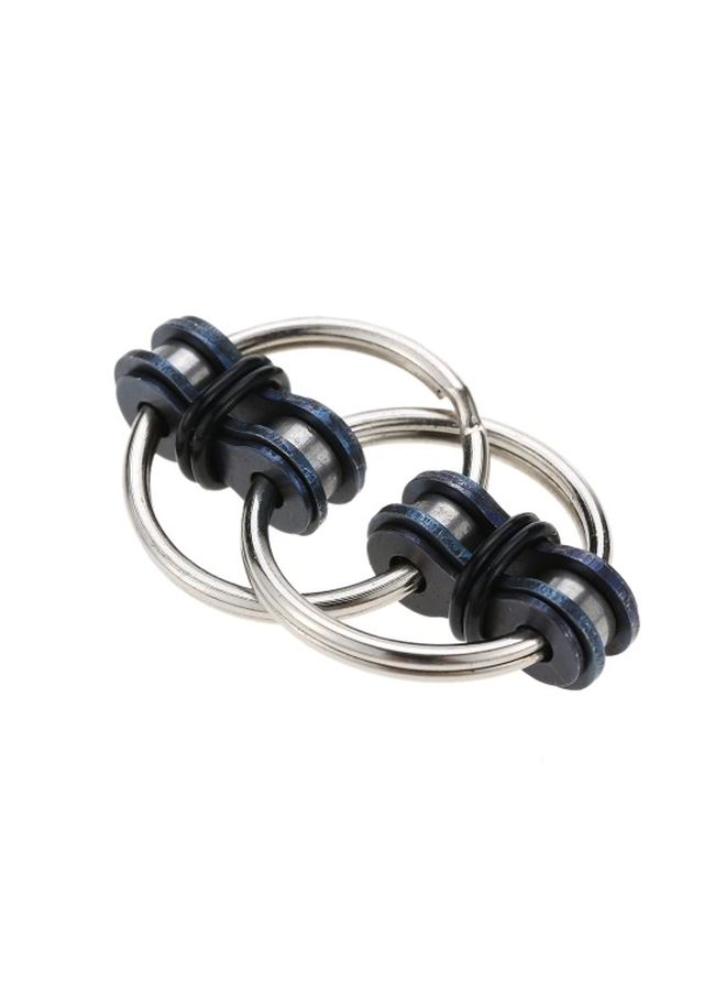 NIBEMINENT Mini Dual Key Ring Fidget Toy Interlocking Chain Link - Image 5