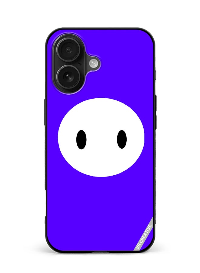 VR CREATIVE Protective Case Cover For Apple iPhone 16 Face Fall Guys Design Multicolour