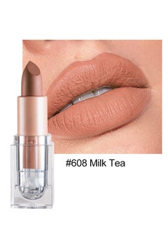 Handaiyan Lipstick For Women Matte Lipsticks Long Lasting Moisturizing Long Wear Waterproof 24 Velvet Ice Cube Lip Stain Makeup Tint Nude Superstay Original Highly Pigmented Nourishing Non-Drying  - Image 1