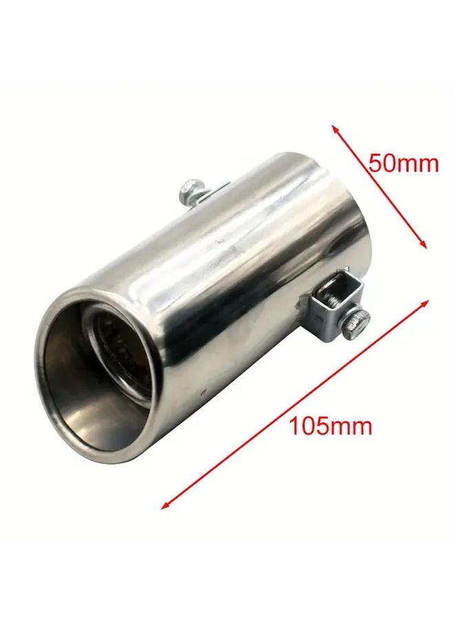Bevel Stainless Steel Exhaust Pipe Tips Reduced Noise Improved Flow Easy Installation - Image 4