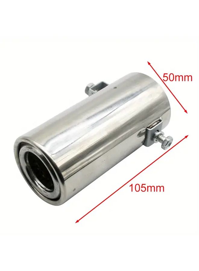 Bevel Stainless Steel Exhaust Pipe Tips Reduced Noise Improved Flow Easy Installation - Image 3