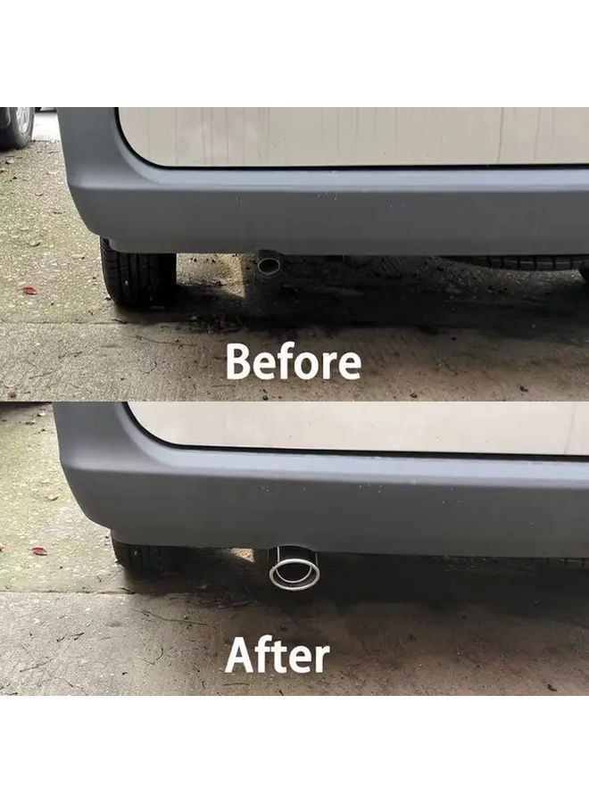 Bevel Stainless Steel Exhaust Pipe Tips Reduced Noise Improved Flow Easy Installation - Image 2