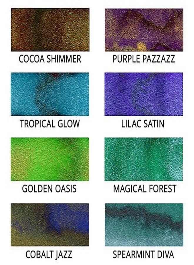 Diamine Shimmer 50ml Ink Bottle (Lilac Satin) - Image 3