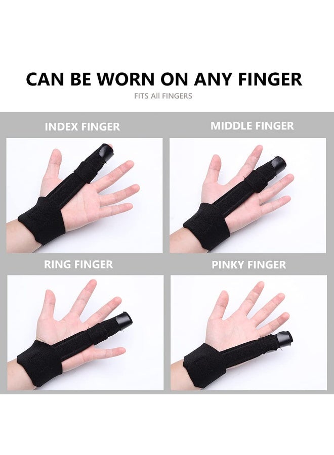 FDTY Finger Splint, Adjustable Finger Extension Splint for Mallet Finger, Finger Knuckle Immobilization, Finger Fractures,and Pain Relief, One Size, Fits All Fingers - Image 5