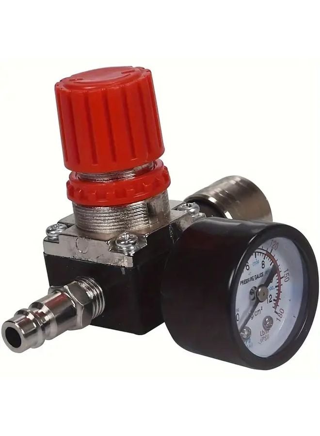 منظم هواء ثقيل مع مقياس، من سبائك الصلب، بمقبض ضبط يدوي - Image 5