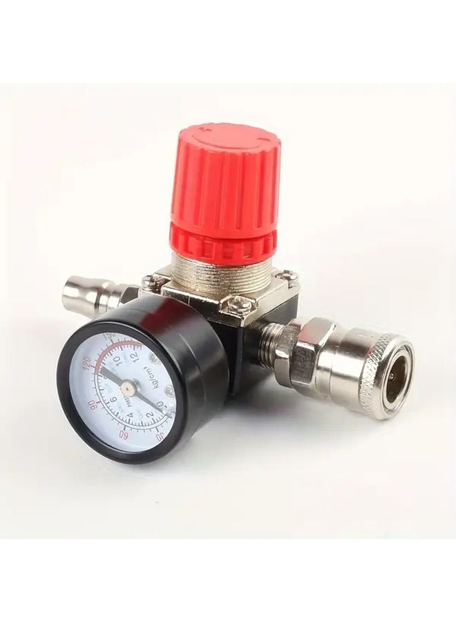 منظم هواء ثقيل مع مقياس، من سبائك الصلب، بمقبض ضبط يدوي - Image 2