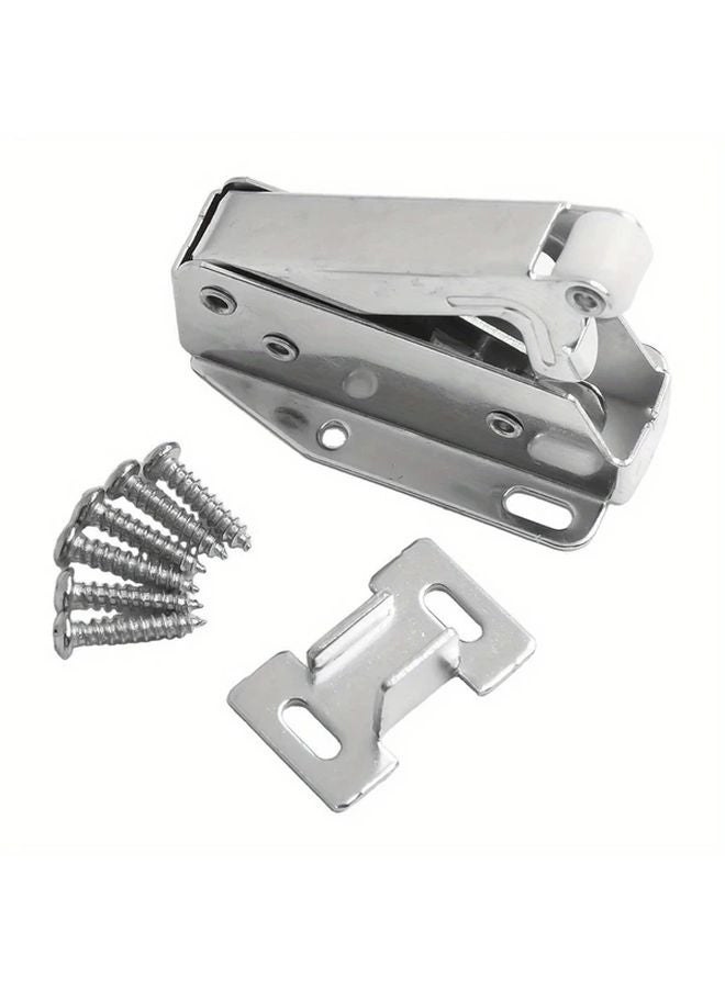 1pc Heavy Duty Auto Spring Door Catch Self Closing Mechanism Cabinet Wardrobe Closer - Image 1