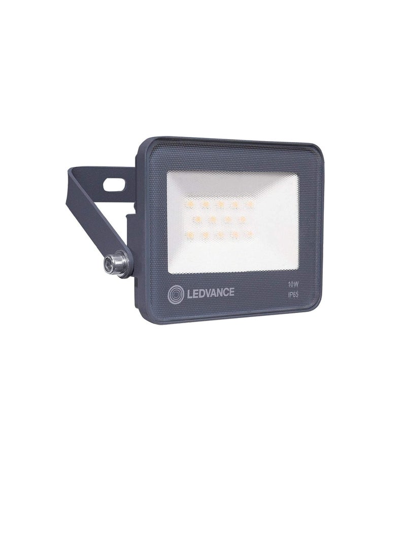 ليدفانس مصابيح فلود لايت LED خارجية / داخلية LEDVANCE 10W ، موقف سيارات / أمن / معماري ، وزن خفيف ، تصميم نحيف ، مقاومة الماء IP65 ، ضوء النهار ، 850lm ، 6500k ، LEDV-ECO-FL-10W-DL  - Image 1