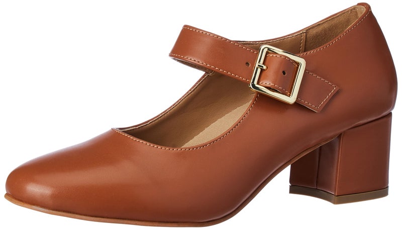 Bata Womens Pump Shalita Pump E 23 in Brown Sise- 6 - Image 1