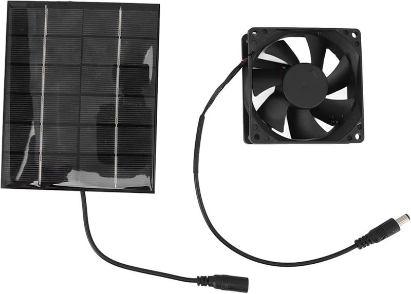 Solar Exhaust Fan Ventilation For Greenhouse Shed Odor Elimination Push Out Hot Air - Image 4