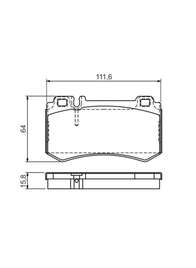 بوش فحمات الفرامل - BOSCH - 0 986 494 356