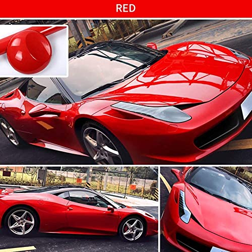 COSMOS STAR™ Vinyl Wrap Sheet for Car & Bike Self Adhesive Wrap Sticker and Decal Roll Film for Auto Vehicle Motorcycle (2 Feet by 4 Feet, Red Glossy Wrap) - Image 5