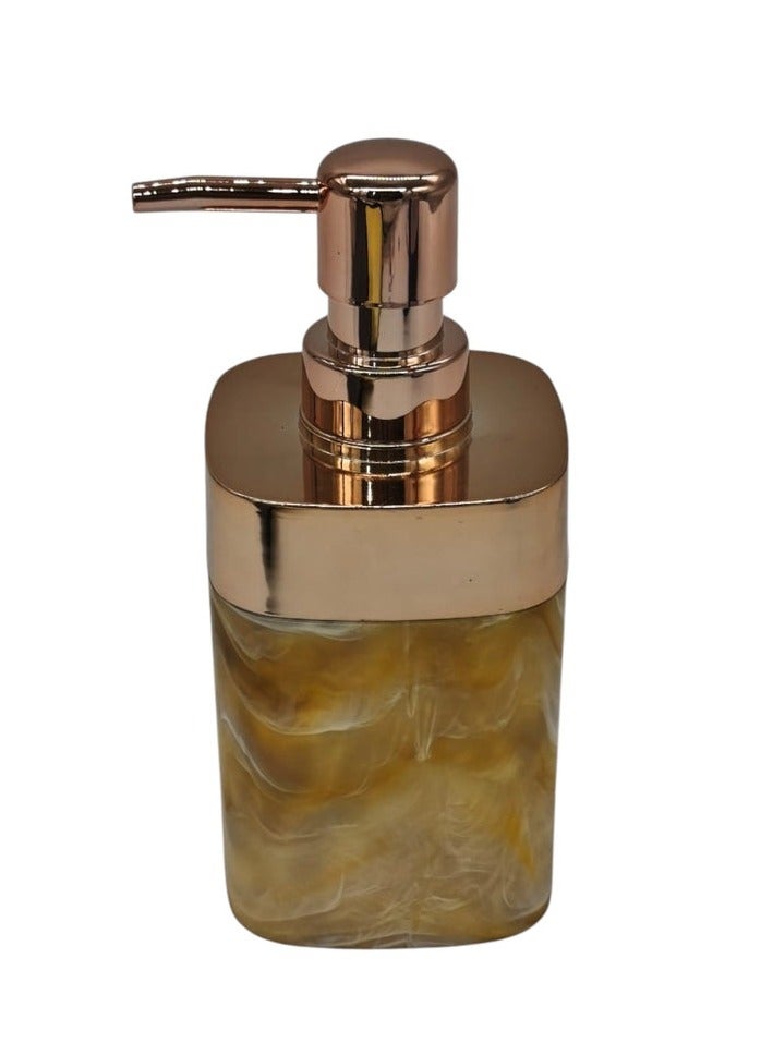 أي كي دي سي موزع صابون سائل من AKDC للحمام وحوض المطبخ، موزع صابون أطباق مع مضخة سهلة الضغط - 400 مل - Image 1