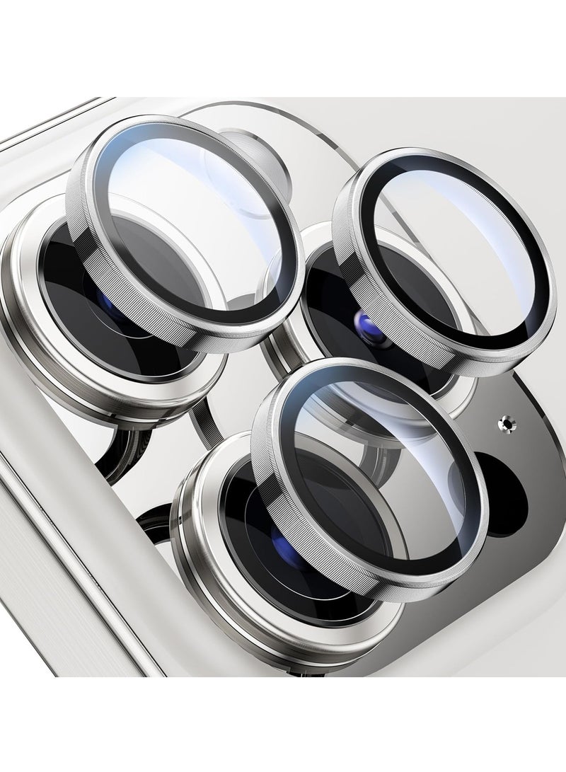 مجموعة من 2 واقي عدسة الكاميرا لهاتف iPhone 15 Pro Max/15 Pro/14 Pro Max/14 Pro، واقيات عدسة فردية فائقة الصلابة عالية الدقة، مقاومة للخدش، زجاج مقوى فائق النحافة، سلسلة Armorite - Image 1