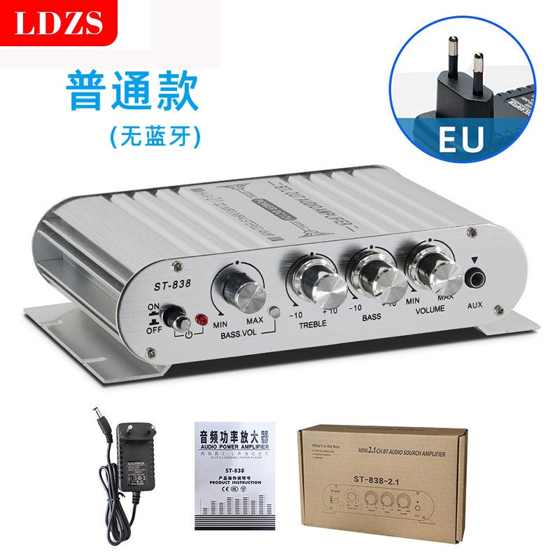 New Mini Small Power Amplifier Home Car Multi-Function Speaker Professional Fever 12V Car Power Amplifier Audio - Image 1