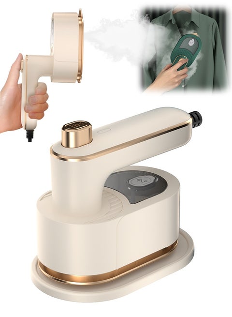 3 in 1 Steamer Iron for Clothes Portable Travel Steamer Powerful Handheld Steamer Iron，30s Fast Heat-Up Clothes Shaping and Flat Ironing or Hang Ironing Steamer Clothes for Hotel，Home and Office