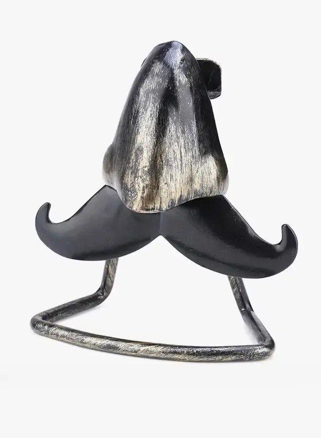 Big Nose And Beard Shaped Eyeglass Holder Multicolour 10*5*11centimeter-Metal Spectacle Sunglasses Display Stand