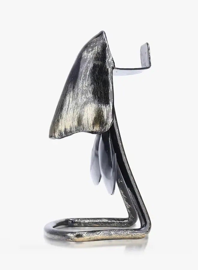 Big Nose And Beard Shaped Eyeglass Holder Multicolour 10*5*11centimeter-Metal Spectacle Sunglasses Display Stand