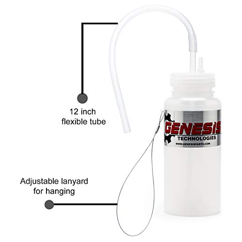 Genesis Technologies Genesis Universal 1 Person Brake Bleeder Bottle with a Stainless Steel Cable Mount and 12 Inch Fluid Tube - Image 2