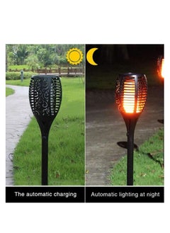 Cool Baby COOLBABY Large Solar Torch Lamp Waterproof Outdoor Dance Flame Lamp Can Be Inserted Into The Ground Or Installed Walls Landscape Decoration Path Courtyard Light 96 LED 2PCS  - Image 5