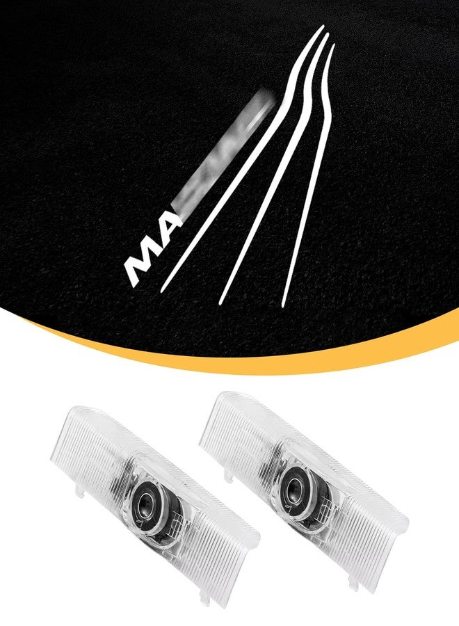 JCRNBU 2PCS Car Door Lights Logo for Maxima 2004-2021, Puddle Lights LED Welcome Lights Accessories, Door Courtesy Light LED Ghost Shadow Lights - Image 1