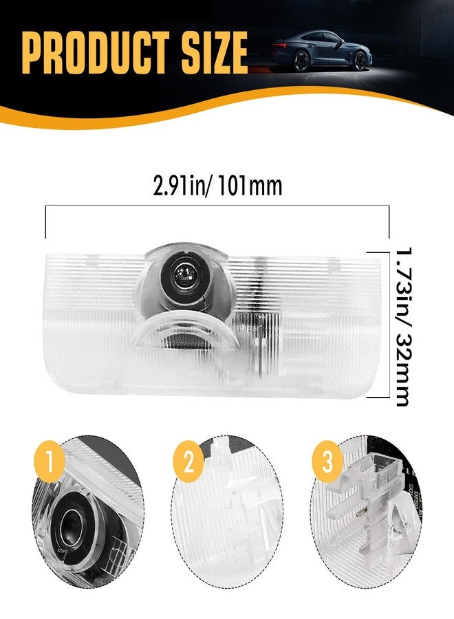 JCRNBU 2PCS Car Door Lights Logo for Maxima 2004-2021, Puddle Lights LED Welcome Lights Accessories, Door Courtesy Light LED Ghost Shadow Lights - Image 4