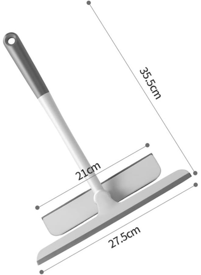 Window Squeegee Cleaning Tool, 2-in-1 Simple Squeegee Window Cleaner with 360-degree Rotatable Brush Head, Suitable for Screens, Tiles, Kitchens, Countertops, Glass - Image 2