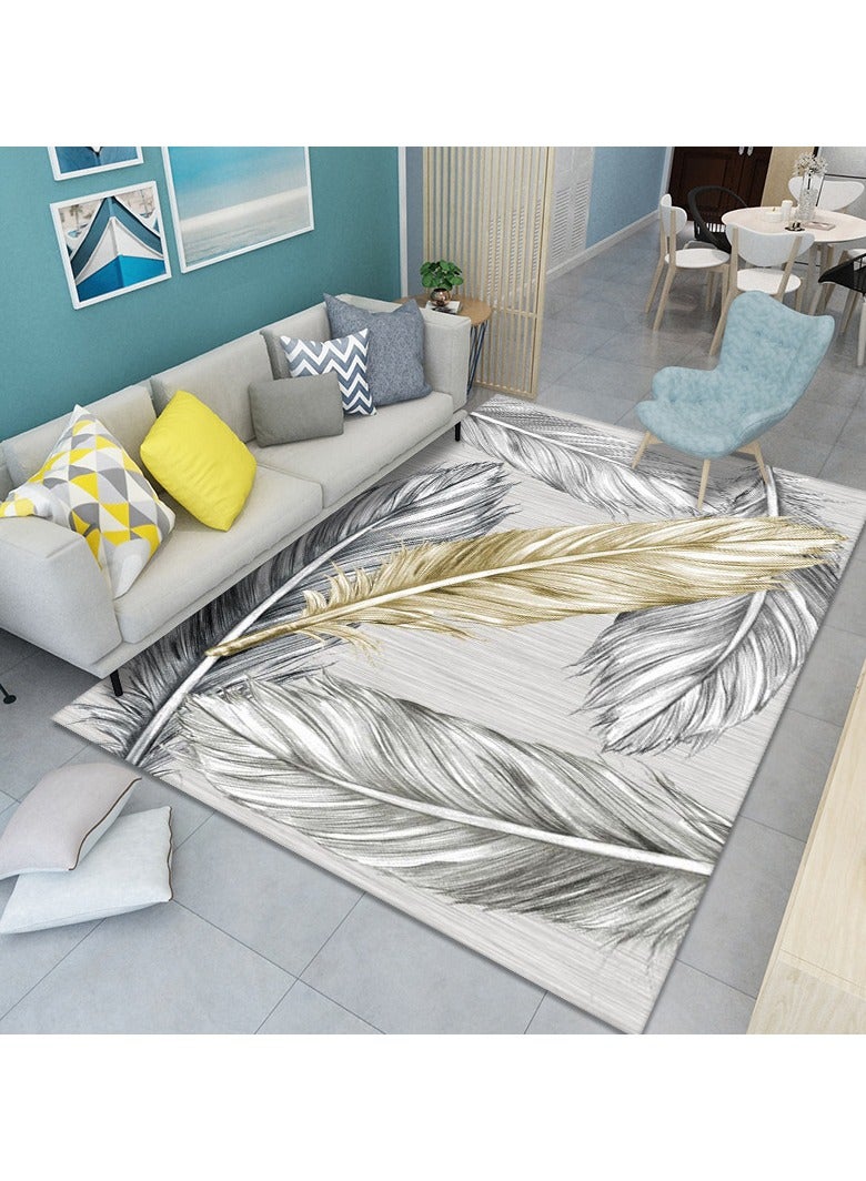 Loquat Squality Rectangular Feather Series Soft And Easy To Maintain Carpets