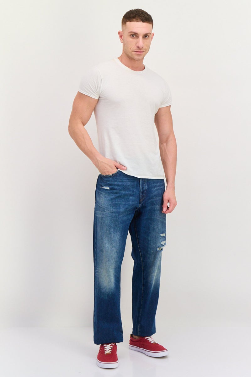 GAP جينز رجالي أصلي بقصة مناسبة بدون تمدد، أزرق - Image 2