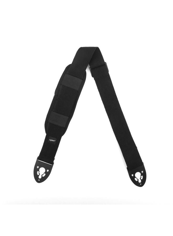 Mr.Power Guitar Strap for Guitar Bass with Shoulder Pad, Black, 29-52 in - Image 1