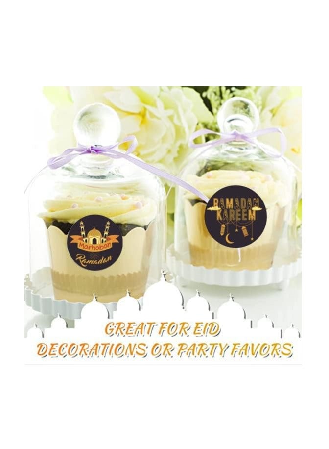 general 180 Pcs Eid Mubarak Stickers For Party Decorations Ramadan Sticker Kit Ramadan Kareem Labels For Eid Party Decorations - Image 3