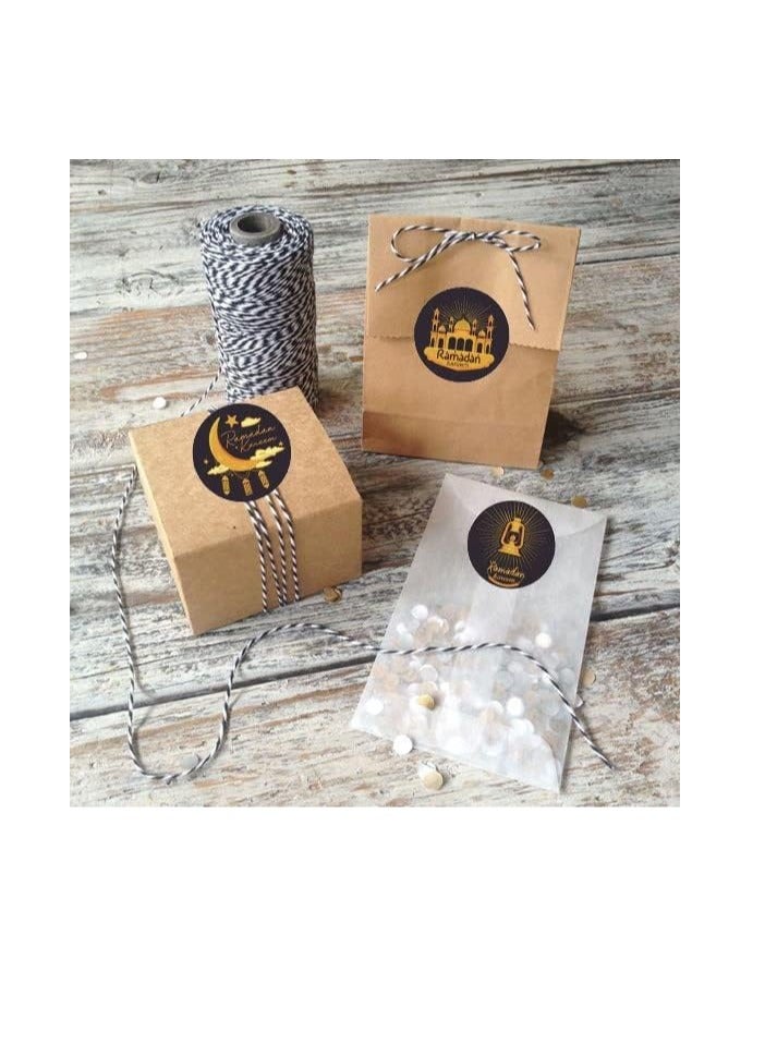 general 180 Pcs Eid Mubarak Stickers For Party Decorations Ramadan Sticker Kit Ramadan Kareem Labels For Eid Party Decorations - Image 4
