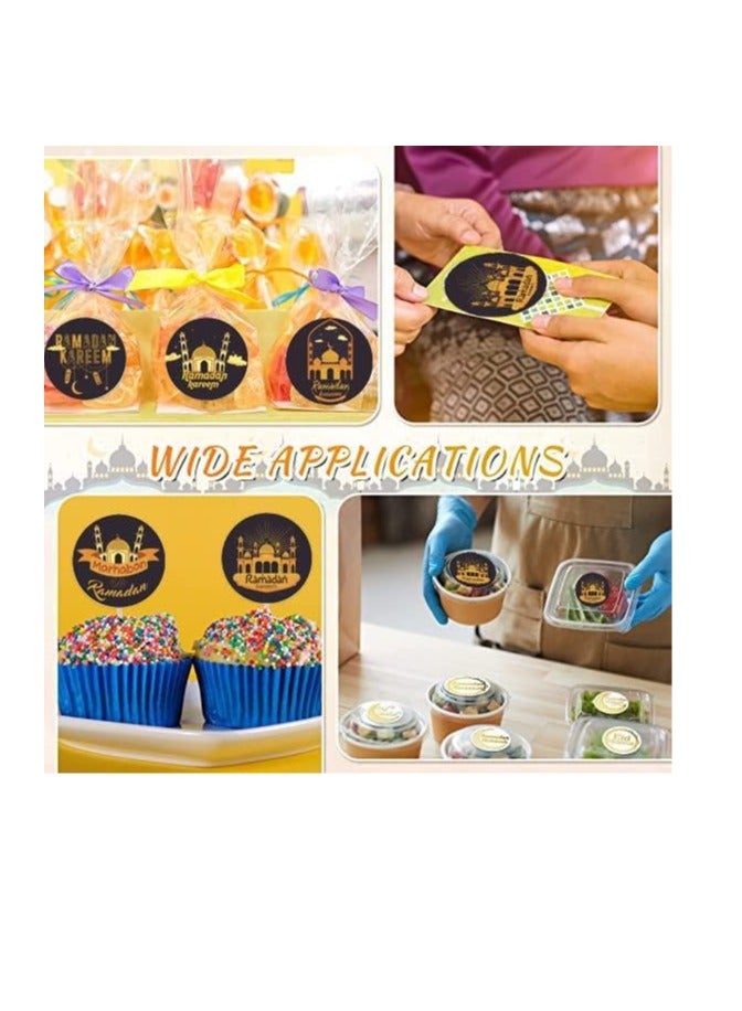 general 180 Pcs Eid Mubarak Stickers For Party Decorations Ramadan Sticker Kit Ramadan Kareem Labels For Eid Party Decorations - Image 5