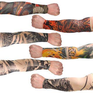 Atipriya Boys Multi color Printed Ultra thin Tattoo Sleeves (Free Size) (Pack of 3) - Image 2